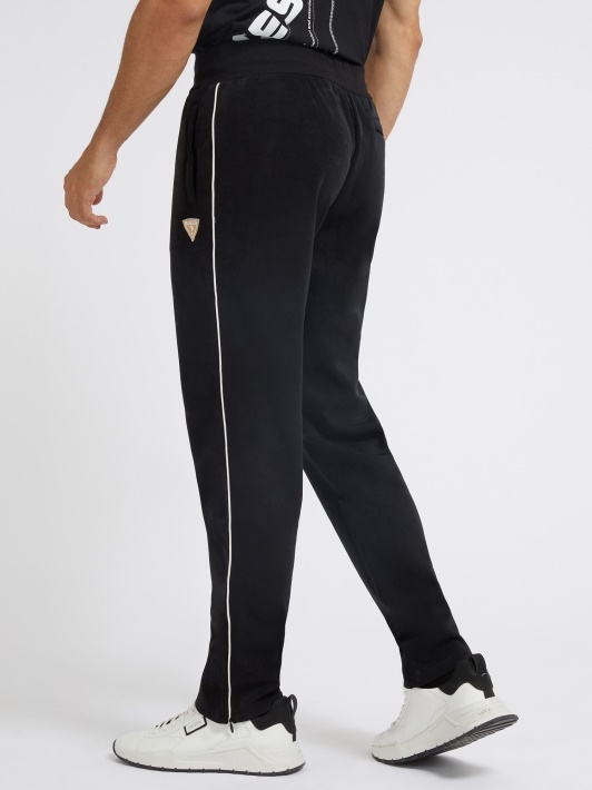 Dirbtinės Zomšos Jogger Kelnaitės Guess Juodos