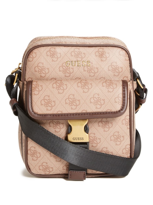Guess Vezzola 4g Logotipas Mini Crossbody Bag Ruda