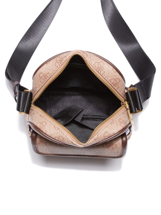Guess Vezzola 4g Logotipas Mini Crossbody Bag Ruda