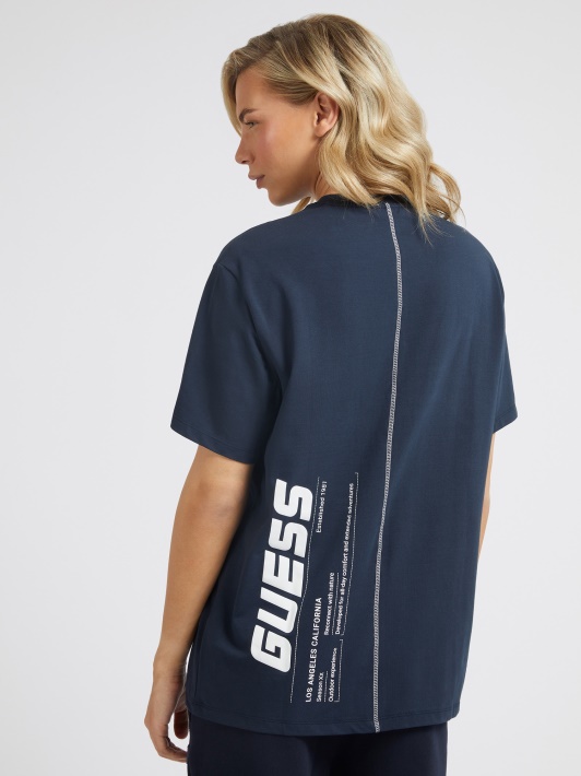Mėlynos Nugaros Logotipo Marškinėlių Spėjimas