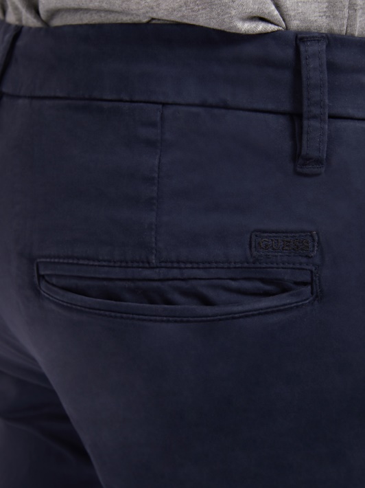 Slim Fit Kelnaitės Spėti Mėlyna