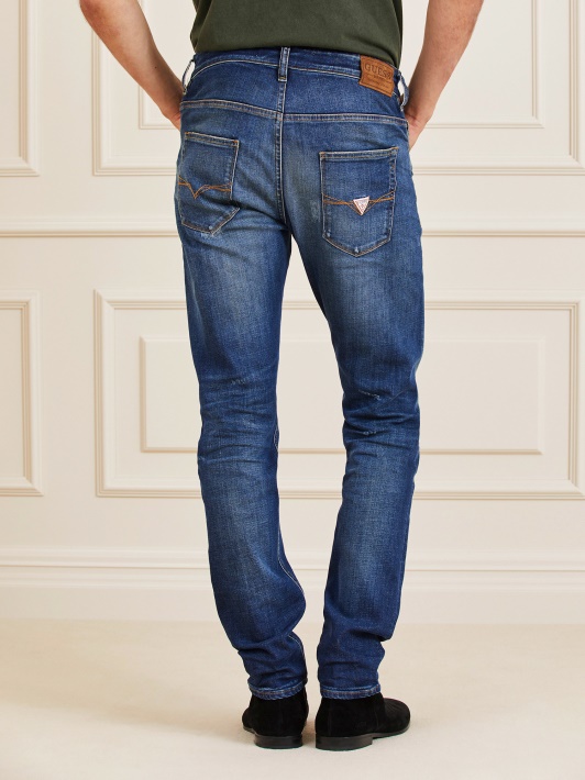 Super Skinny Fit Džinsinio Kelnaitės Atspėti Mėlyna