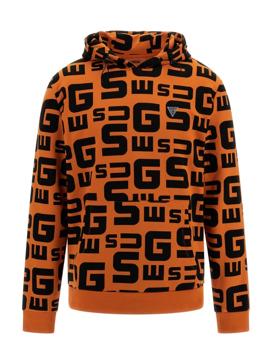 Oranžinės Spalvos Megztinis Su Logotipu