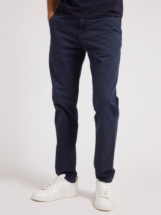Mėlyna Slim Fit Kelnaitės Spėjimas