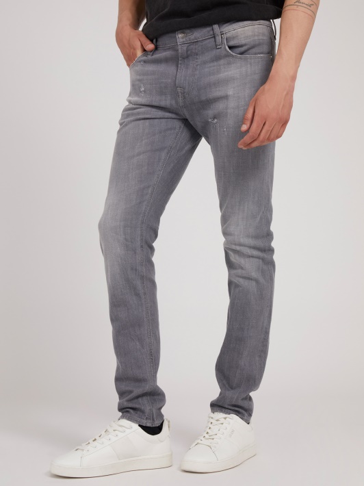 Super Skinny Fit Džinsinio Kelnaitės Pilka Spėjimas
