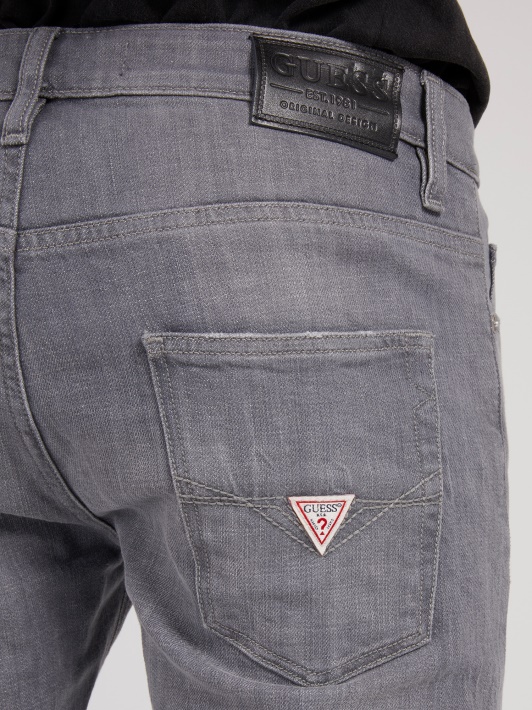 Super Skinny Fit Džinsinio Kelnaitės Pilka Spėjimas