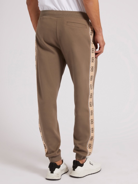 Atspėti 4g Logotipo Juosta Joggers Kelnės Rudos Spalvos