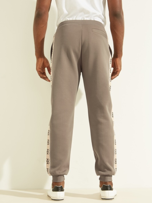 Atspėti 4g Logotipo Juosta Joggers Kelnės Rudos Spalvos