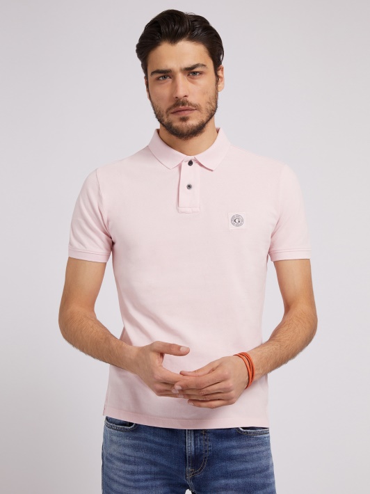 Logotipo Polo Marškinėliai Rožiniai Spėjimas