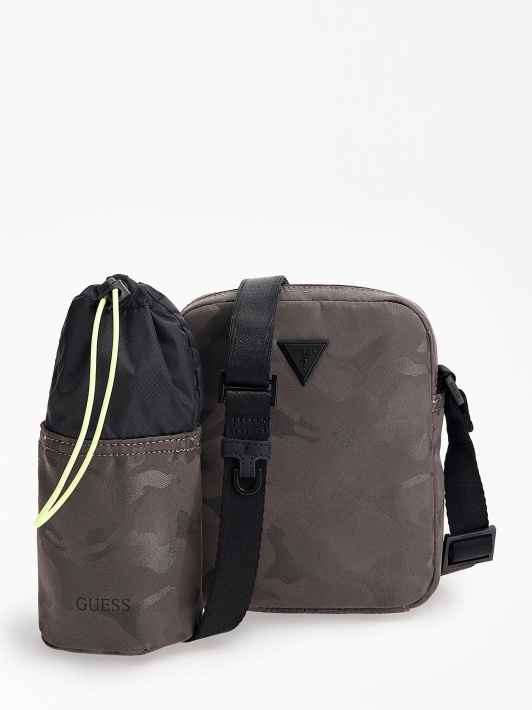 Certosa Tech Mini Crossbody Bag Guess Pilka
