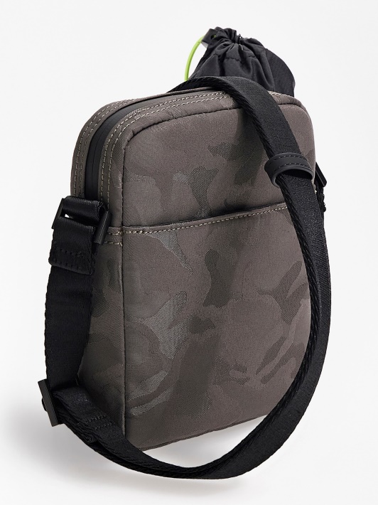 Certosa Tech Mini Crossbody Bag Guess Pilka