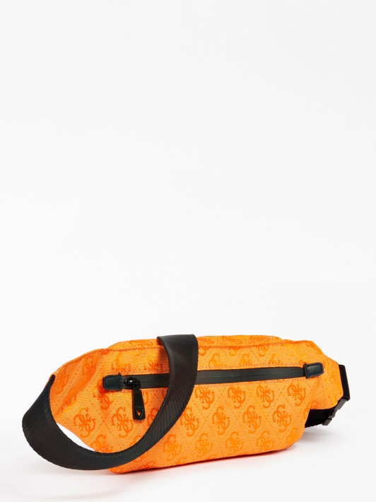 Oranžinis Guess Vezzola Nailono Diržo Krepšys