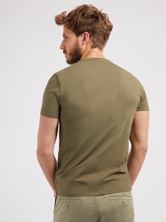 Slim Fit Marškinėliai Spėti žalia