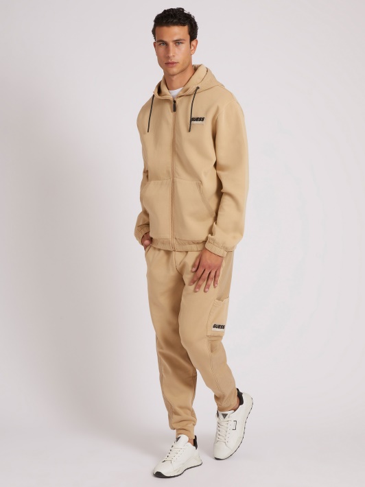 Patch Pocket Jogger Kelnaitės Smėlio Spalvos Spėjimas