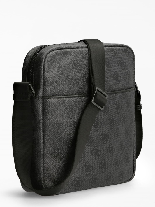 Atspėti Juoda Vezzola 4g Logotipu Mini Crossbody Krepšys