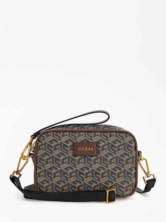 Ederlo Kubo Logotipas Mini Crossbody Krepšys Juodas Spėjimas