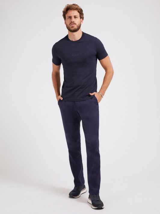 Mėlyni Guess Tinkamo Stiliaus Marškinėliai