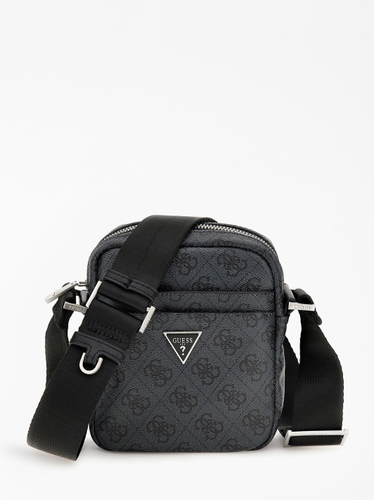 Juodas Vezzola Smart 4g Logotipas Crossbody Bag Spėlioti