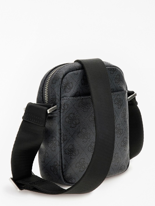 Juodas Vezzola Smart 4g Logotipas Crossbody Bag Spėlioti