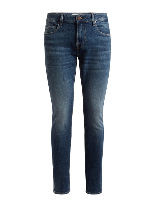 Skinny Fit Džinsinio Kelnaitės Mėlyna Spėti Tendencija