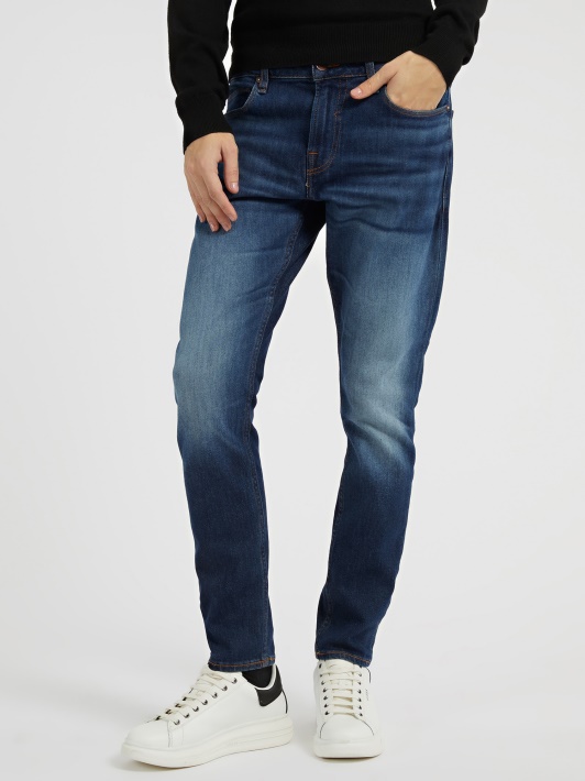Atspėti, Skinny Fit Džinsines Kelnaites Naujas Mėlynas