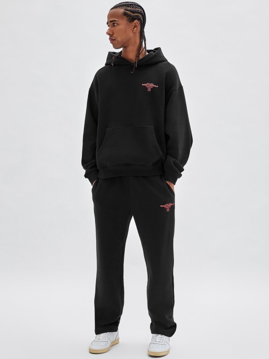 Atspėti Priekinį Logotipą Jogger Kelnaitės Juodos
