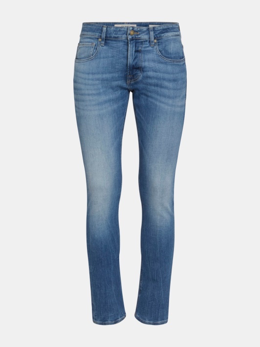 Naujas Skinny Fit Džinsinis Kelnaitės Mėlynas Spėjimas