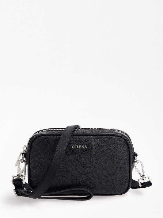 Juodas Guess Riviera Mini Crossbody Krepšys