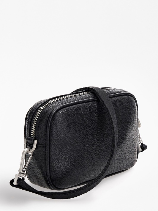 Juodas Guess Riviera Mini Crossbody Krepšys