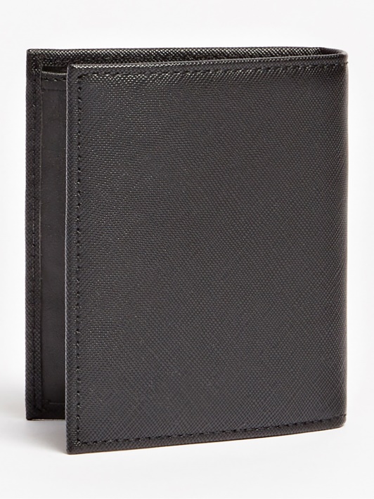 Juoda Guess Certosa Saffiano Mini Piniginė
