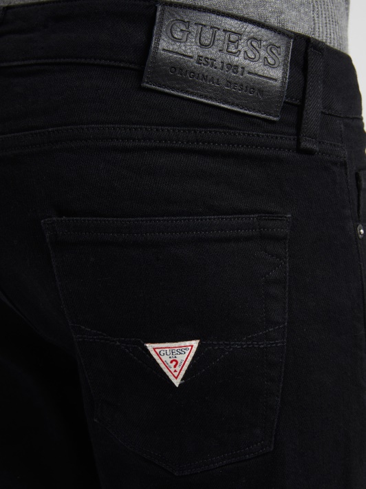 Juodos Guess Skinny Fit Džinsinės Kelnės