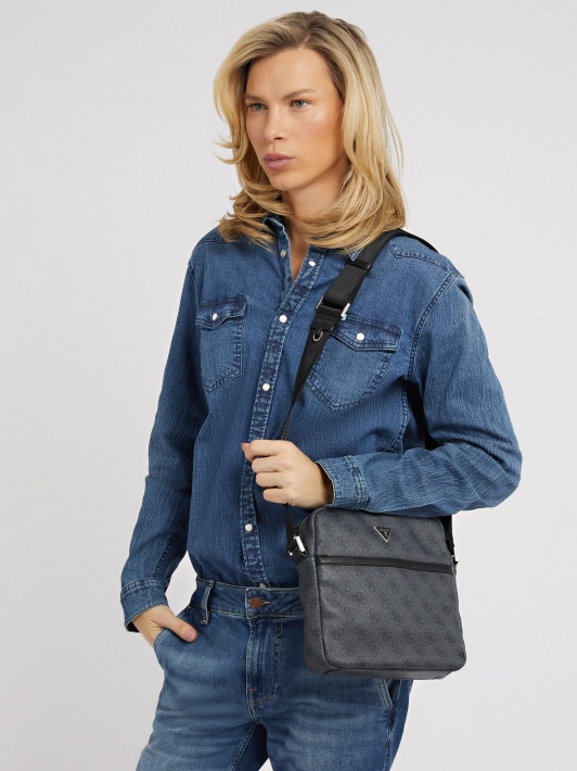 Vezzola Smart 4g Logotipas Crossbody Juodas Spėjimas