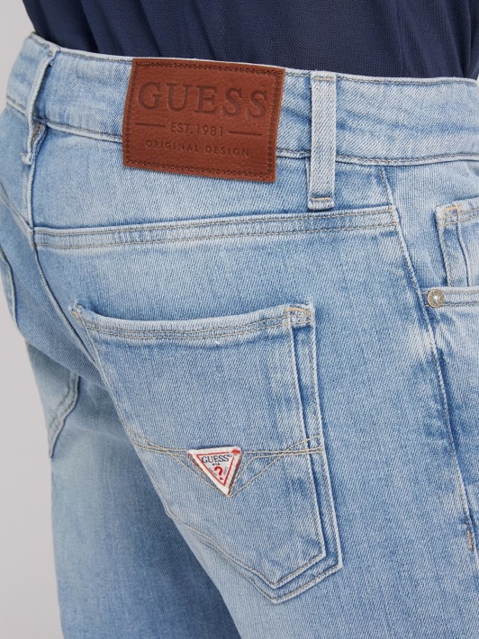 šviesiai Mėlynos Guess Skinny Fit Džinsinės Kelnės