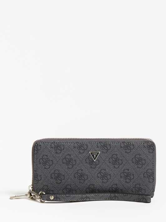 Guess Vezzola 4g Logo Maxi Piniginė Juoda