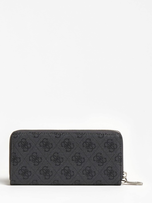 Guess Vezzola 4g Logo Maxi Piniginė Juoda