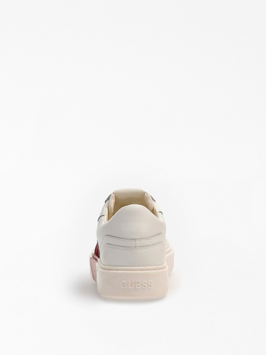Spėk Raudoni Kelių Liūtų Rašto Sneakers Sportbačiai