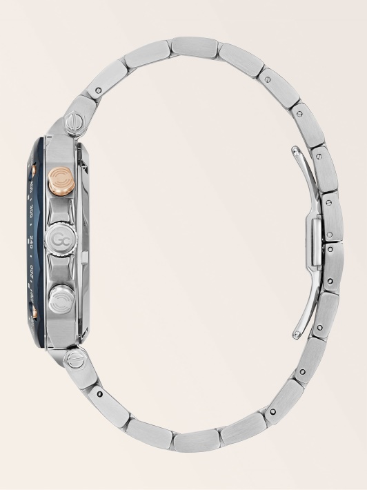 Sidabrinis Guess Gc Plieno Chronografinis Laikrodis