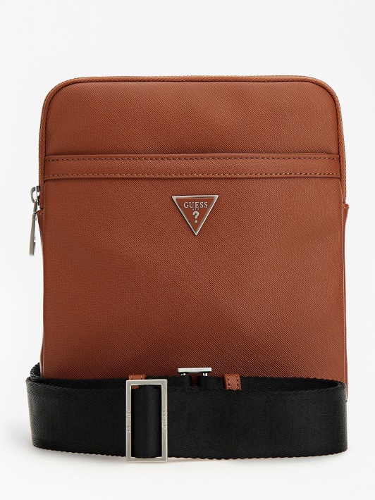 Certosa Saffiano Crossbody Bag Spėti Rudas