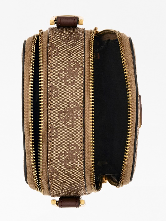 Vice Smart 4g Logotipas Crossbody Bag Guess Smėlio Spalvos