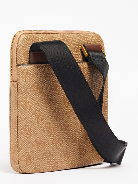 Smėlio Spalvos Guess Vezzola 4g Logotipas Mini Crossbody