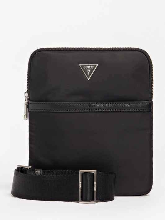 Juodas Guess Certosa Nailono Smart Mini Crossbody