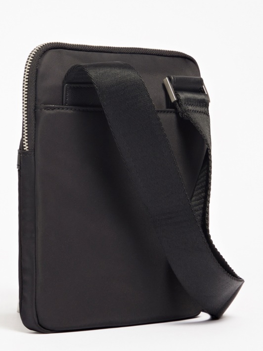 Juodas Guess Certosa Nailono Smart Mini Crossbody