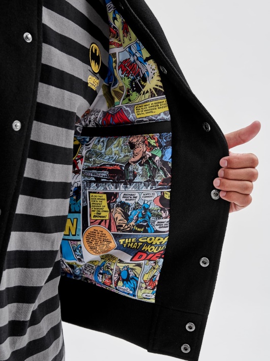 Juodas Atspėti Batman Nugaros Lopas Bombonešis