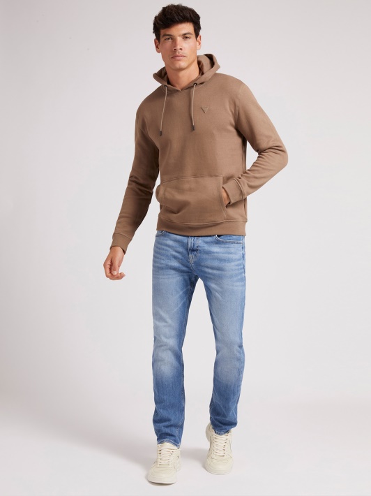 Tendencijos Mėlynos Guess Slim Fit Džinsinės Kelnės
