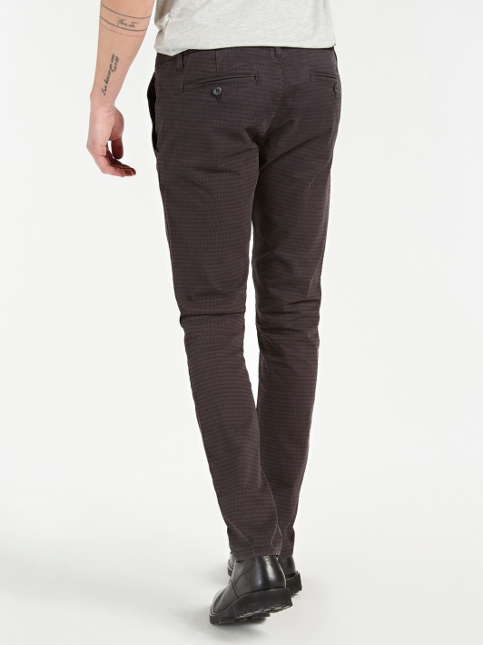 Super Skinny Fit Kelnaitės Spėti Rudos Spalvos