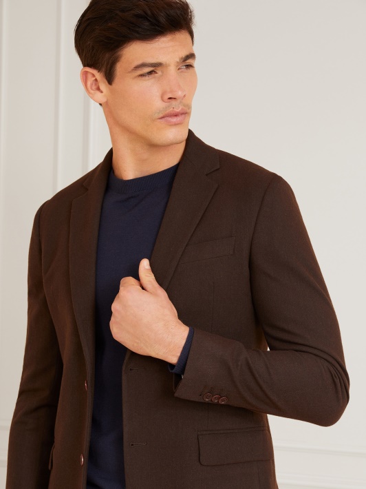 Marciano Slim Fit švarkas Atspėti Rudas