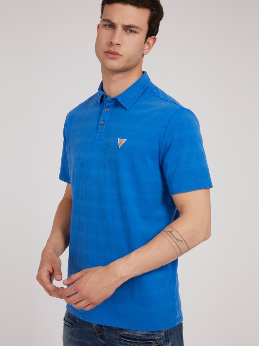 Logotipo Trikampiai Polo Marškinėliai, Atspėti Mėlyni