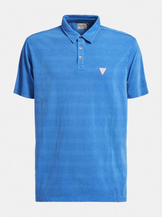 Logotipo Trikampiai Polo Marškinėliai, Atspėti Mėlyni
