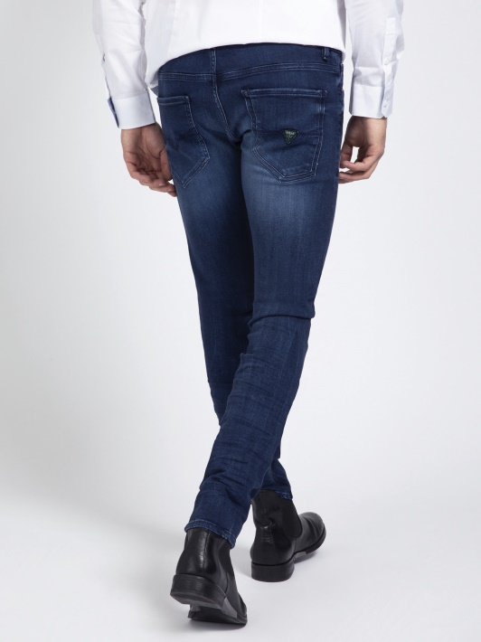 Skinny Fit Džinsinio Kelnaitės Mėlynos Tendencijos Spėjimas