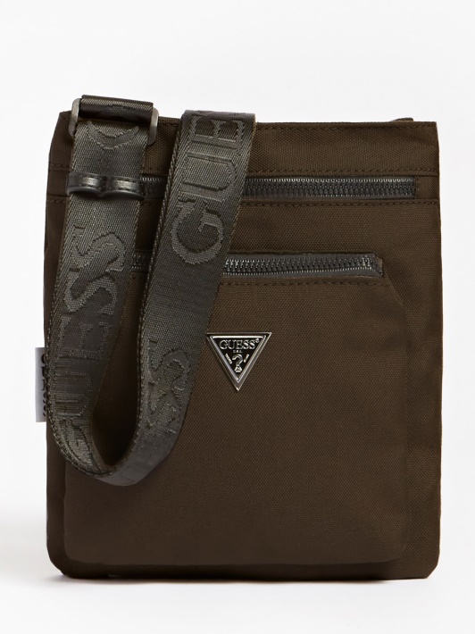 Rudas Vice Logotipas Trikampis Mini Crossbody Atspėti